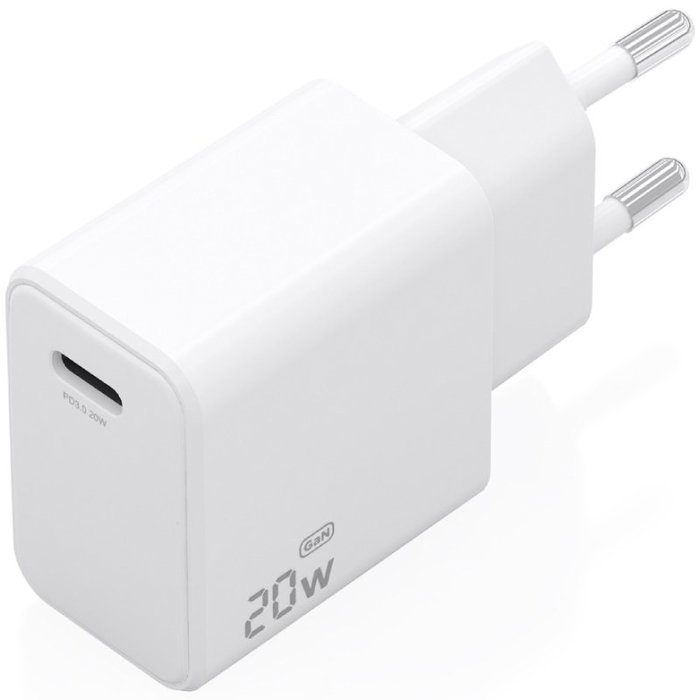 Aisens Cargador GaN USB-C 20W PD 3.0 Blanco A110-1023 Aisens Cargador GaN USB-C 20W PD 3.0 Blanco A110-1023